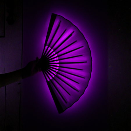 Roze waaier van festigum